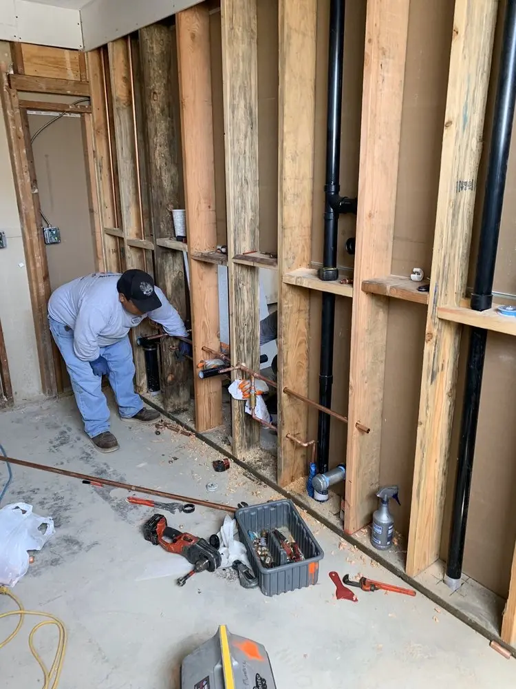 Commercial rough-in plumbing for Gas Line Repair in Lakewood Hills